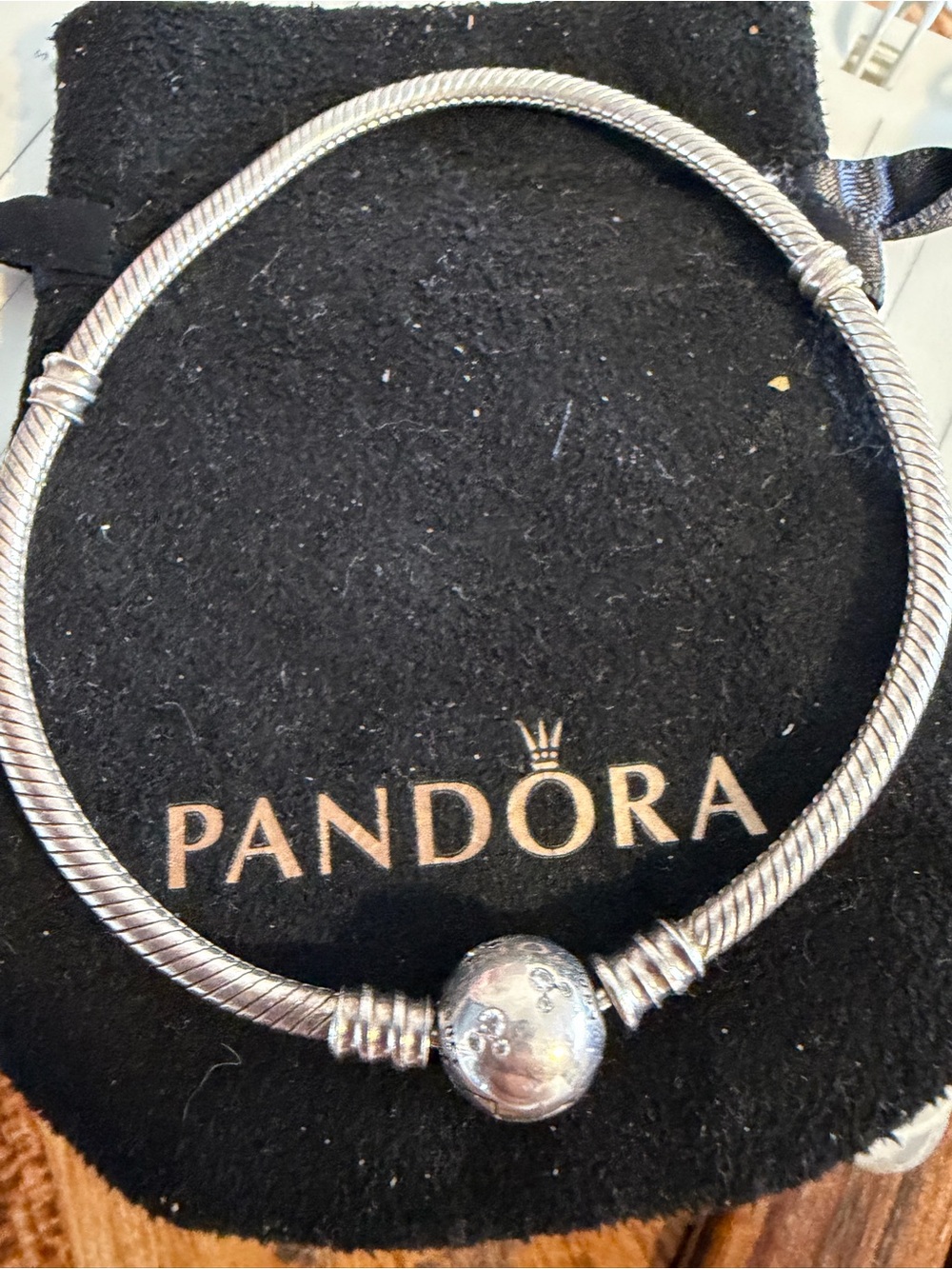 Pandora Moments Disney Bracelet with Mickey Mouse CZ Stones #590731CZ